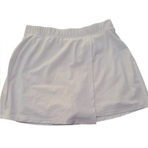Abercrombie & Fitch White Athletic Tennis Mini Skort